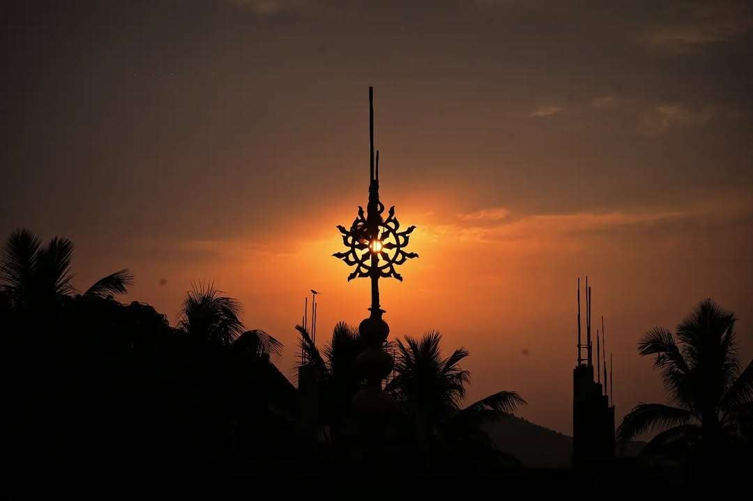 Sacred silhouette- Where eternity meets the fading day.......#sunset #nature #photography #sky #travel #photooftheday #landscape #love #sunsetphotography #naturephotography #ig #temple #sun #instagood #summer #sunris